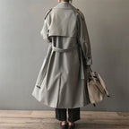 Ellie™ | Gabardina larga impermeable de doble botonadura
