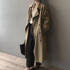Ellie™ | Gabardina larga impermeable de doble botonadura