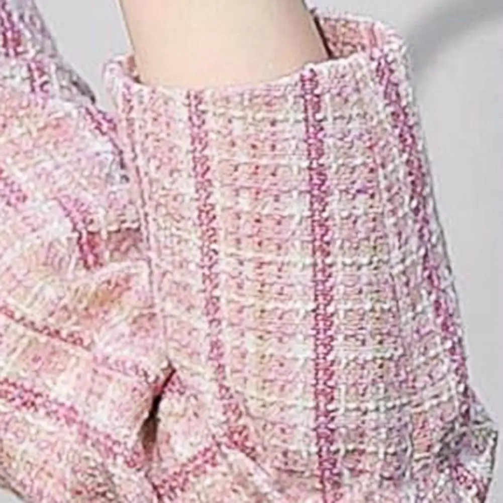 Margot™ | Blazer de cuadros entallada de manga larga