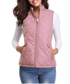 Juliana™ | Chaleco acolchado ligero con cuello alto y cremallera