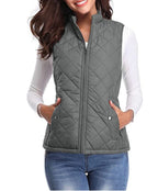 Juliana™ | Chaleco acolchado ligero con cuello alto y cremallera