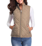 Juliana™ | Chaleco acolchado ligero con cuello alto y cremallera