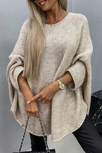 Avery™ | Jersey oversize de punto con mangas murciélago