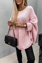 Avery™ | Jersey oversize de punto con mangas murciélago