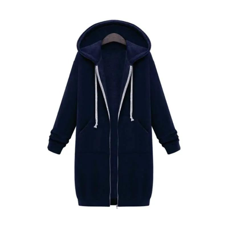 Josie™ | Sudadera larga oversize con capucha y cremallera