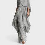 Margaret™ | Vestido largo de fiesta con hombros descubiertos y drapeado