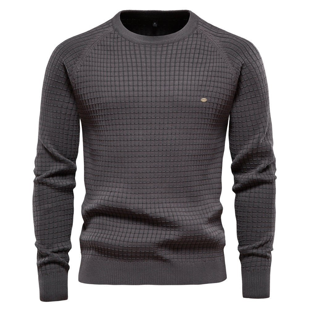 Kevin™ | Jersey de punto de cuello redondo y manga larga