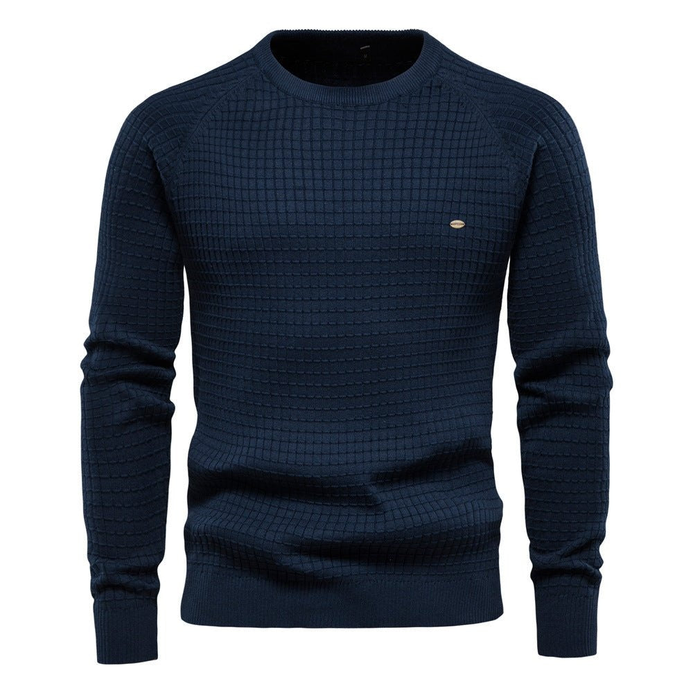 Kevin™ | Jersey de punto de cuello redondo y manga larga