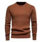 Kevin™ | Jersey de punto de cuello redondo y manga larga