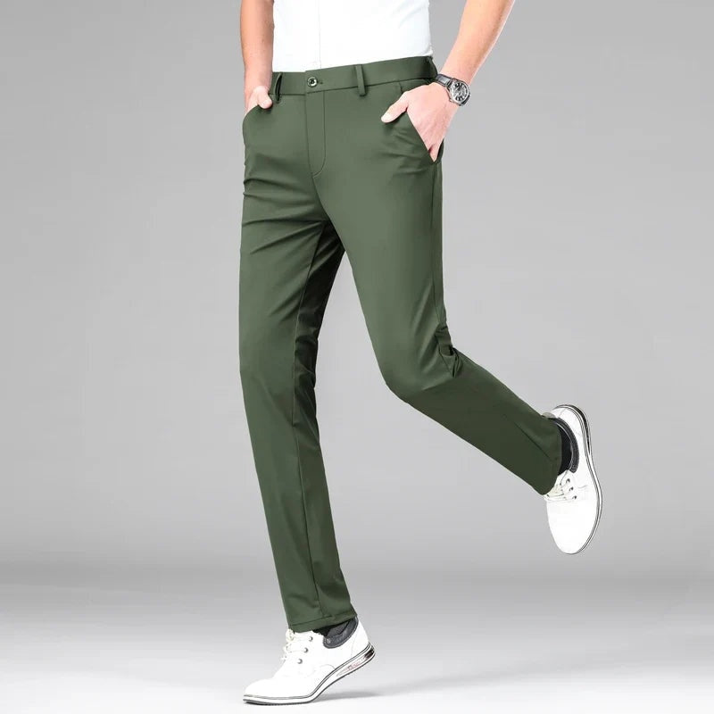 Elijah™ | Pantalón chino slim elástico de corte moderno