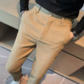 Nolan™ | Pantalón de vestir slim fit con textura estructurada