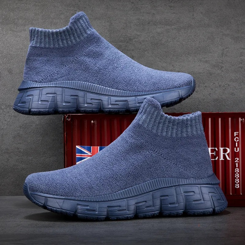 Nathan™ | Zapatillas chunky sin cordones de punto elástico