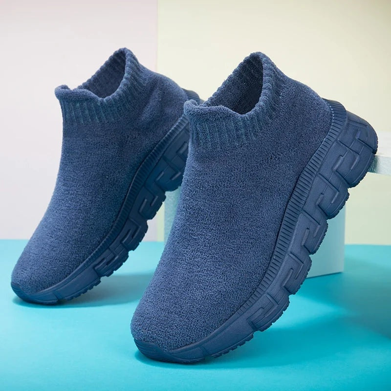 Nathan™ | Zapatillas chunky sin cordones de punto elástico