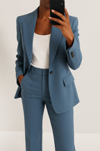 Megan™ | Traje elegante de blazer con solapas y pantalón