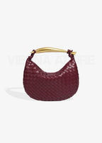 Alejandra - Bolso trenzado con asa dorada - vista 8