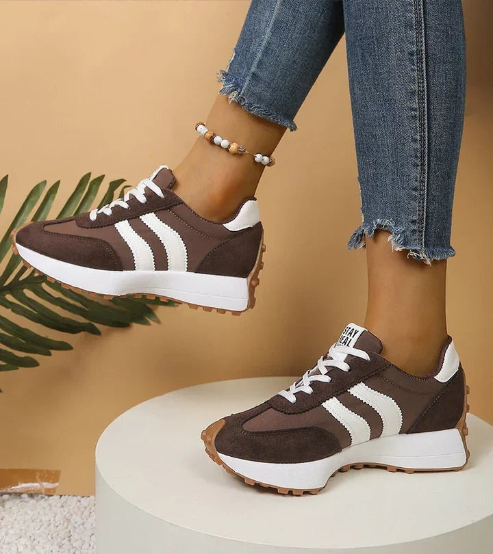 Ashley™ | Zapatillas retro con plataforma de estilo casual