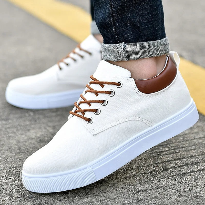 Sebastian™ | Zapatillas de lona con cordones en contraste