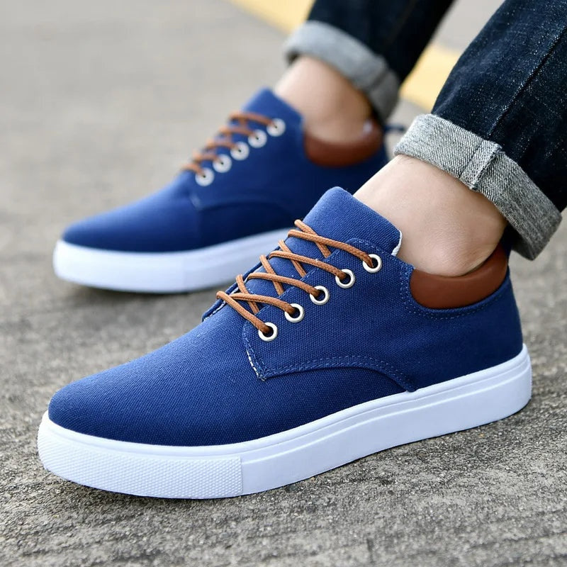 Sebastian™ | Zapatillas de lona con cordones en contraste