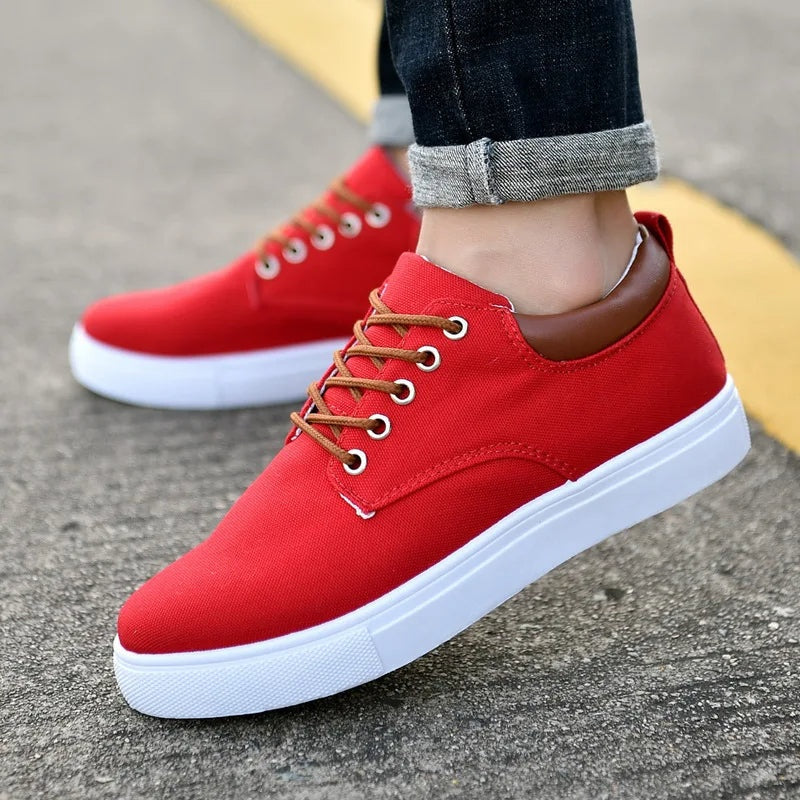 Sebastian™ | Zapatillas de lona con cordones en contraste
